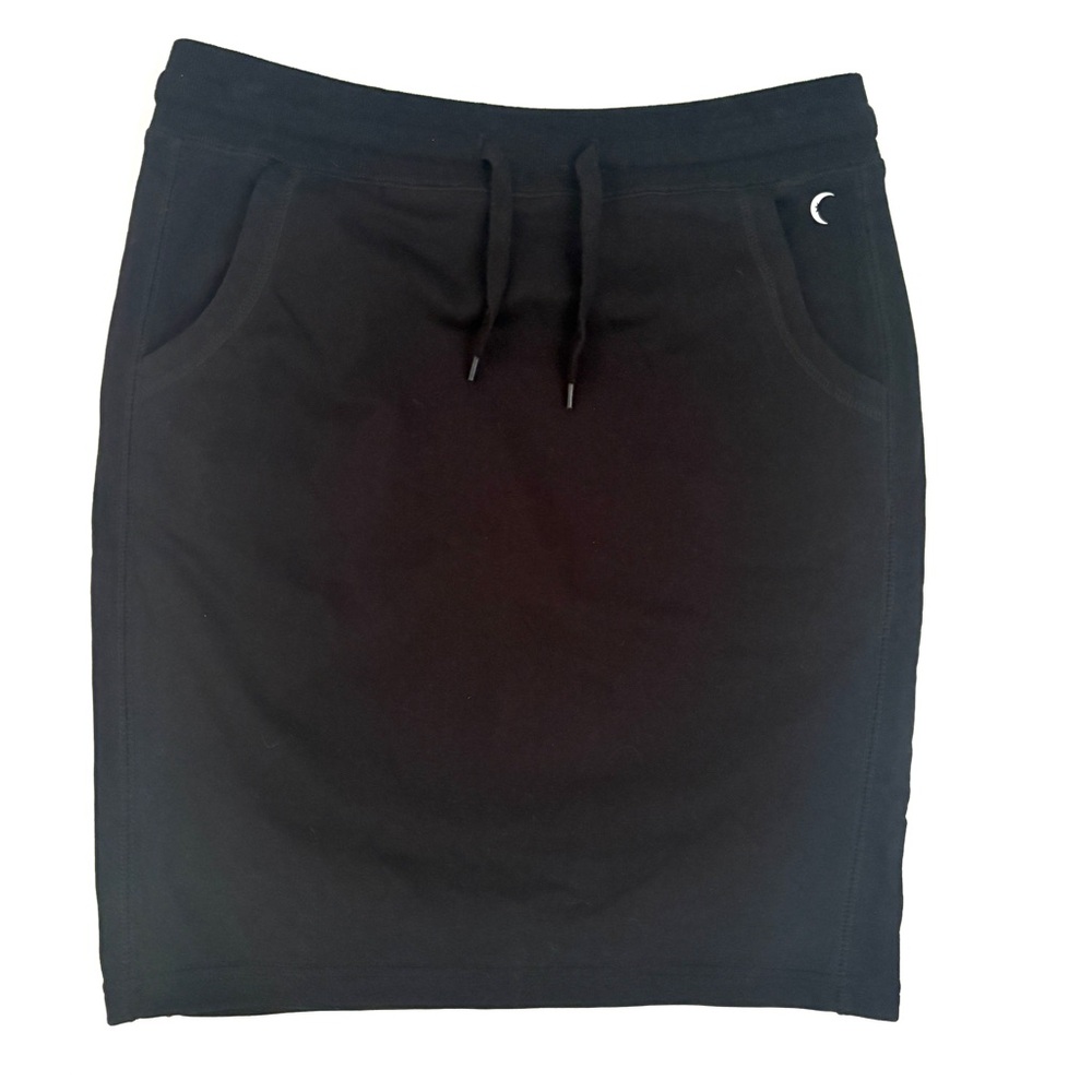 Zyia | Women’s Black Active Take Me Everywhere Drawstring Mini Skirt Size M